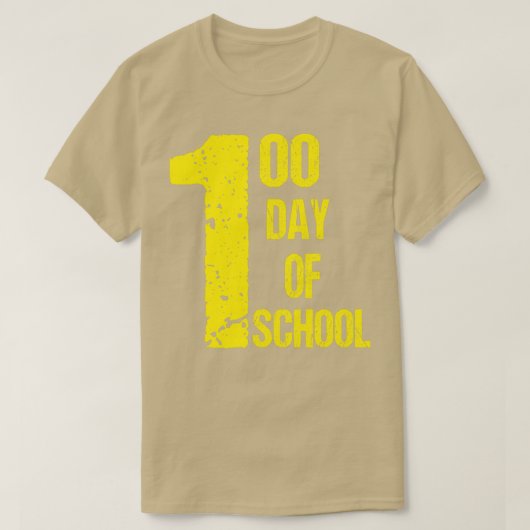 ハッピースクール100日子供へ先生学生b tシャツ (デザイン正面)