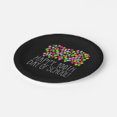 ハッピースクール100日目バルーン先生 ペーパープレート (アングル)