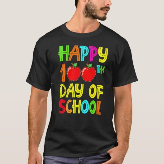 ハッピースクール100日目先生100日2022 P Tシャツ (正面)