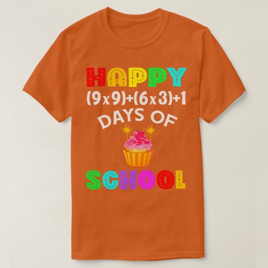 ハッピースクール100日 Tシャツ (デザイン正面)