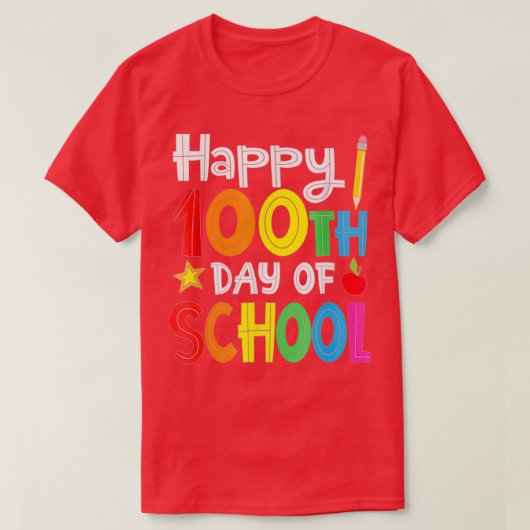 ハッピースクール100thクラシック日Tシャツ Tシャツ (デザイン正面)