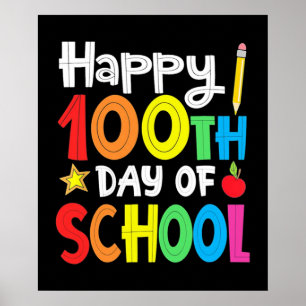 ハッピースクール100th日レインボー先生 ポスター