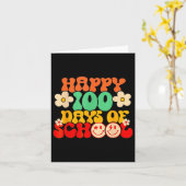 ハッピースクール100th日先生キッズレトロGroov カード (黄色い花)