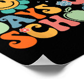 ハッピースクール100th日先生キッズレトロGroov ポスター (角)