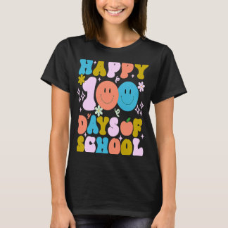 ハッピースクール100th日先生キッズレトロGroov Tシャツ