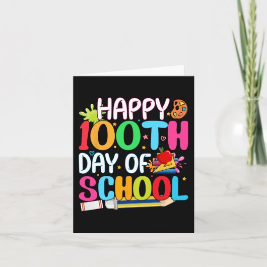ハッピースクール100th日先生子供たちハップ カード (正面)