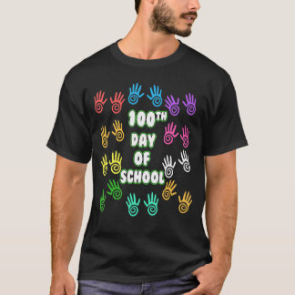 ハッピースクール100th日手先生学生1 tシャツ