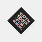 ハッピースクール100th日絞り染めレインボー100日 スタンダードカクテルナプキン (角)