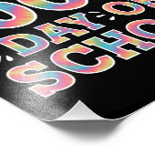 ハッピースクール100th日絞り染めレインボー100日 フォトプリント            (角)