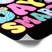 ハッピースクール100th日絞り染めレインボー100日 ポスター (角)