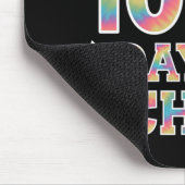 ハッピースクール100th日絞り染めレインボー100日 マウスパッド (コーナー)