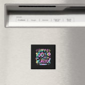ハッピースクール100th日絞り染めレインボー100日 マグネット (インサイチュ (食洗機))