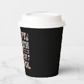 ハッピースクール100th日絞り染めレインボー100日 紙コップ (左)