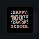 ハッピースクール100th日絞り染めレインボー100日 缶バッジ<br><div class="desc">ハッピースクール100th日絞り染めレインボー100日 頭が切れる</div>