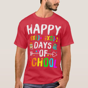 ハッピースクール100th日Math Formula先生Stu Tシャツ