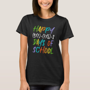 ハッピースクール100th日Math Formula先生Stu Tシャツ