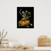 ハッピースケルトン&ジャックバイシャロンシャーペ ポスター (キッチン)