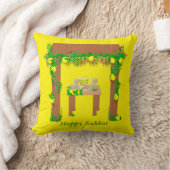 ハッピースコットパーソナライズされた、 クッション (ブランケット)