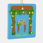 ハッピースコットパーソナライズされた、 セラミックオーナメント (右)