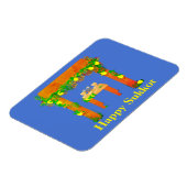 ハッピースコットパーソナライズされた、 マグネット (左側)