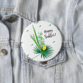 ハッピースコットルラヴ&エトログ水彩パターン 缶バッジ (インサイチュ)