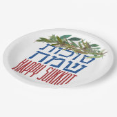 ハッピースコット |スコットサミーチスカカラフルー ペーパープレート (アングル)