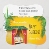 ハッピースコット スコット・スッカ ルラヴとエトロの水彩画 招待状 (正面/裏面)