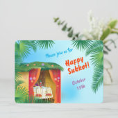 ハッピースコット・スッカ・ルラヴとエトロの水彩画 招待状 (スタンド正面)