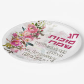 ハッピースコット | Sukkot Sameach ユニーク Sukkah ペーパープレート (アングル)