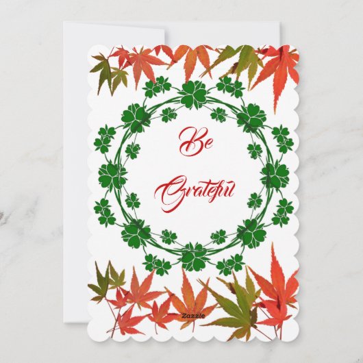 ハッピースサンギス グリーンリース マップルリーフス シーズンカード (裏面)