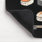 ハッピースシかわいいが食日本の好をO マウスパッド (コーナー)