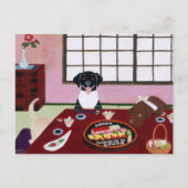 ハッピースシパーティーラブラドール ポストカード (正面)