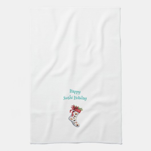 ハッピースシホリデーキッチンタオル キッチンタオル (縦)
