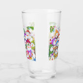 ハッピーススノーマンズクリスマスグラス タンブラーグラス (左)