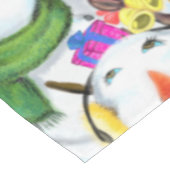 ハッピーススノーマンズクリスマステーブルクロス テーブルクロス (アングル)