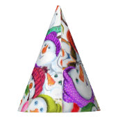 ハッピーススノーマンズクリスマスパーティーハット パーティーハット (裏面)