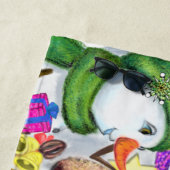 ハッピーススノーマンズクリスマスビーチタオル ビーチタオル (インサイチュ)