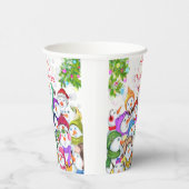 ハッピーススノーマンズクリスマス紙カップ 紙コップ (右)