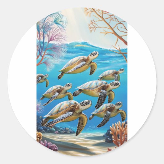 ハッピースタンプ ラウンドシール (正面)