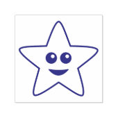 ハッピースターの印鑑 セルフインキングスタンプ (デザイン)