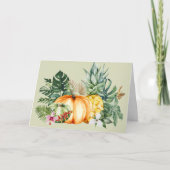 ハッピースターズ感謝祭トロピカルパンプキンパイナップル カード (正面)