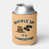 ハッピースタート 感謝祭の楽しいデザイン 缶クーラー (缶正面)