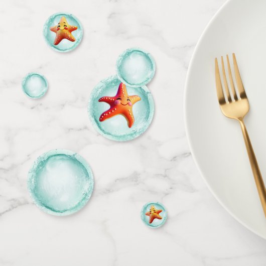 ハッピースターフィッシュテーブル紙吹雪 コンフェッティ (グループ)