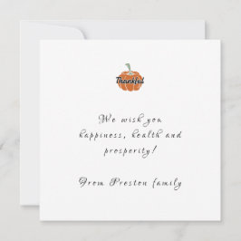 ハッピースターンズ感謝祭 フラットカード