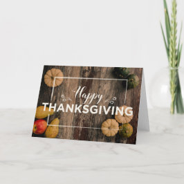 ハッピースター感謝祭のカボチャ カード