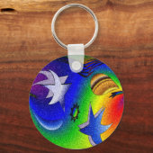 ハッピースター キーホルダー (正面)