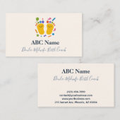 ハッピーステップズコロフルドゥラ&誕生コーチ 名刺 (正面/裏面)