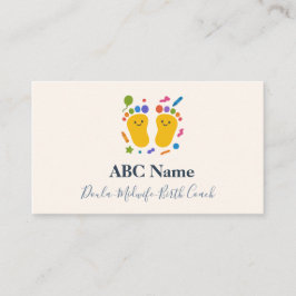 ハッピーステップズコロフルドゥラ&誕生コーチ 名刺