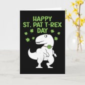 ハッピーステントパトリックのT-Rexパトリックの日おもしろ恐竜 カード (黄色い花)