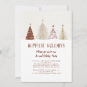 ハッピーストホリデーエレガントパーティーフェスティバル 招待状 (正面)